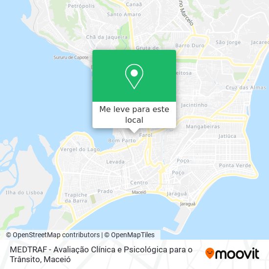 MEDTRAF - Avaliação Clínica e Psicológica para o Trânsito mapa