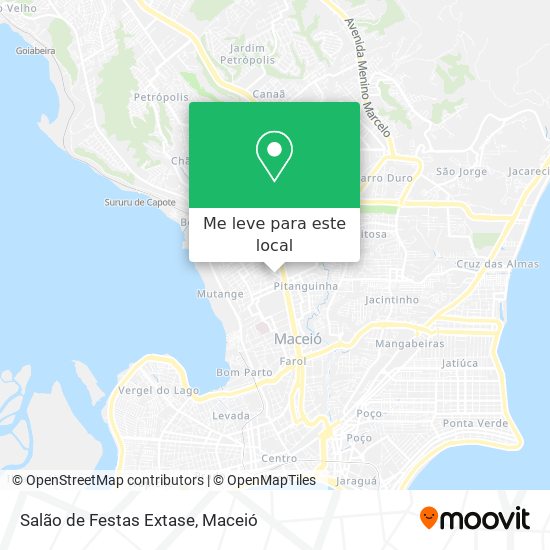 Salão de Festas Extase mapa