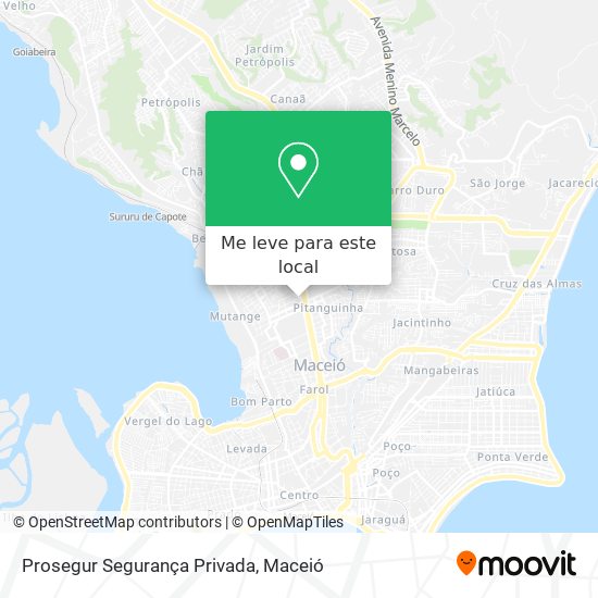 Prosegur Segurança Privada mapa