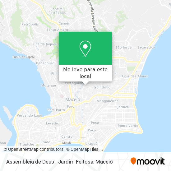 Assembleia de Deus - Jardim Feitosa mapa