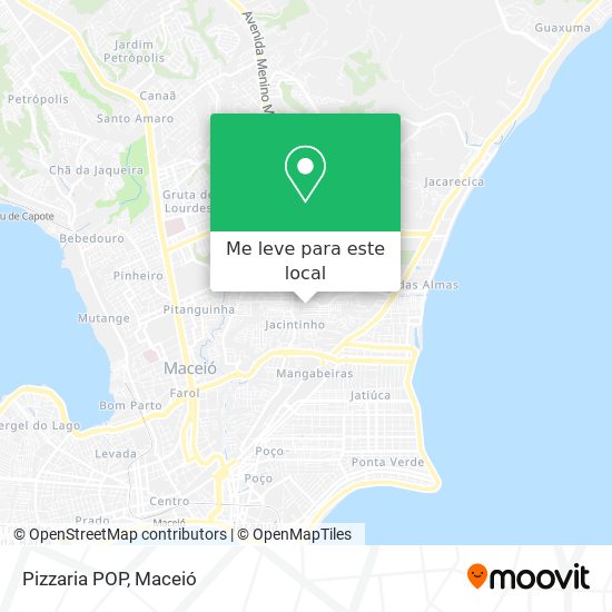 Pizzaria POP mapa