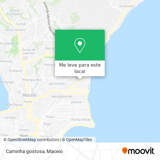 Caminha gostosa mapa