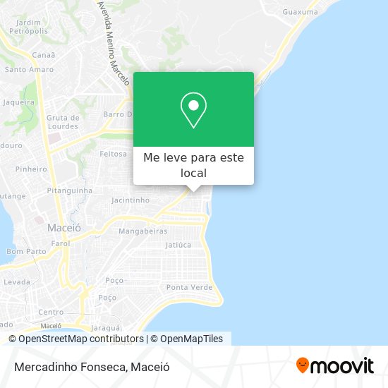 Mercadinho Fonseca mapa