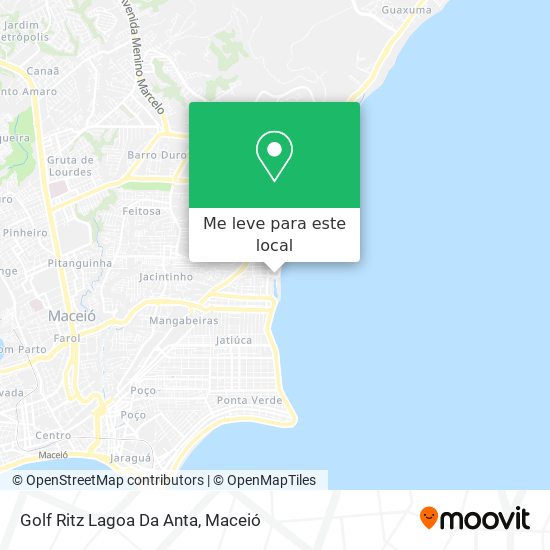Golf Ritz Lagoa Da Anta mapa