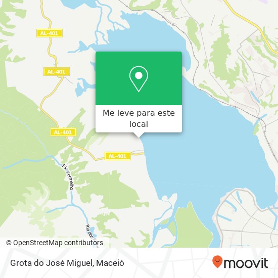 Grota do José Miguel mapa