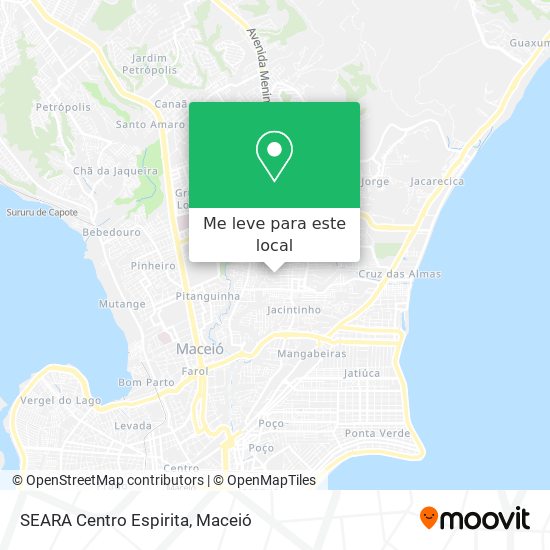 SEARA Centro Espirita mapa