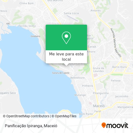 Panificação Ipiranga mapa