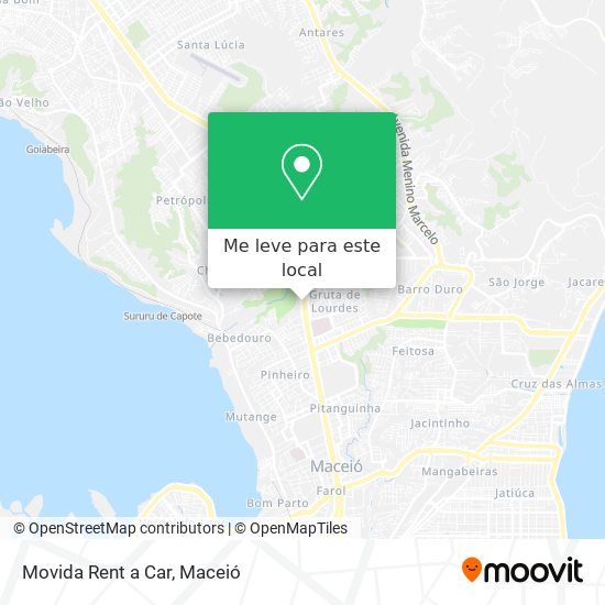 Movida Rent a Car mapa