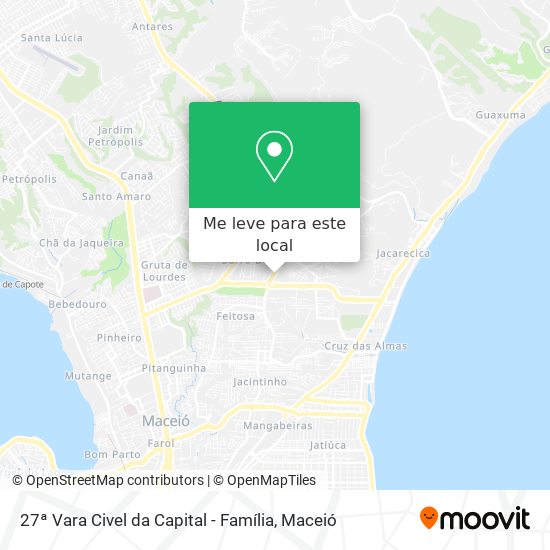 27ª Vara Civel da Capital - Família mapa