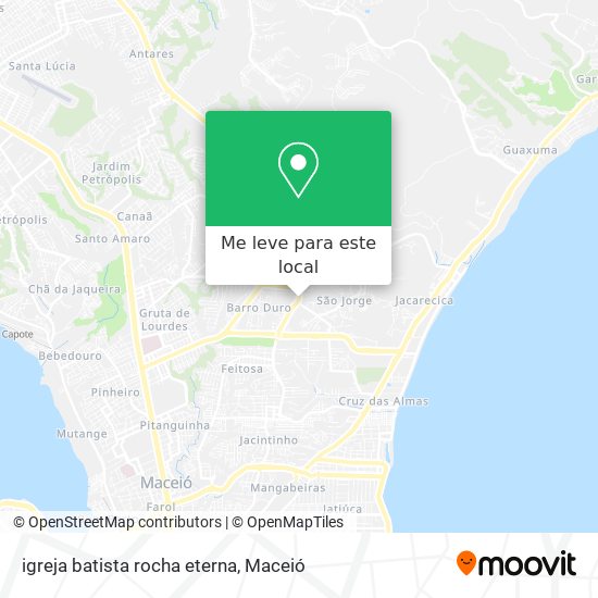 igreja batista rocha eterna mapa