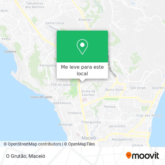 O Grutão mapa