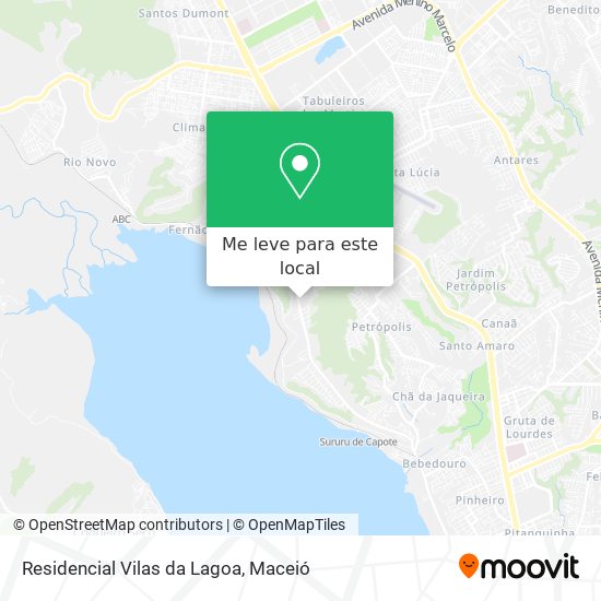 Residencial Vilas da Lagoa mapa