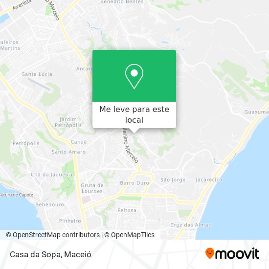 Casa da Sopa mapa