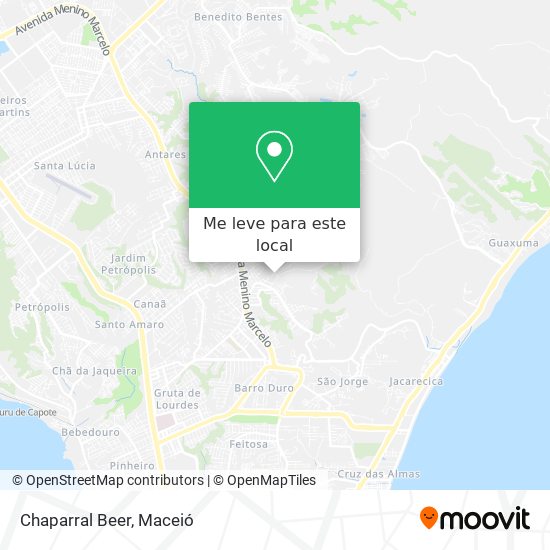 Chaparral Beer mapa