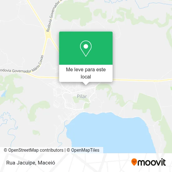 Rua Jacuipe mapa