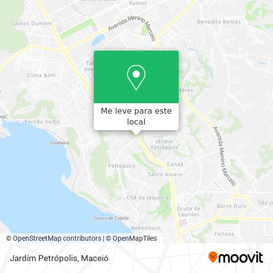 Jardim Petrópolis mapa