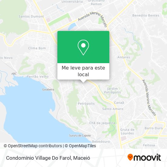 Condomínio Village Do Farol mapa