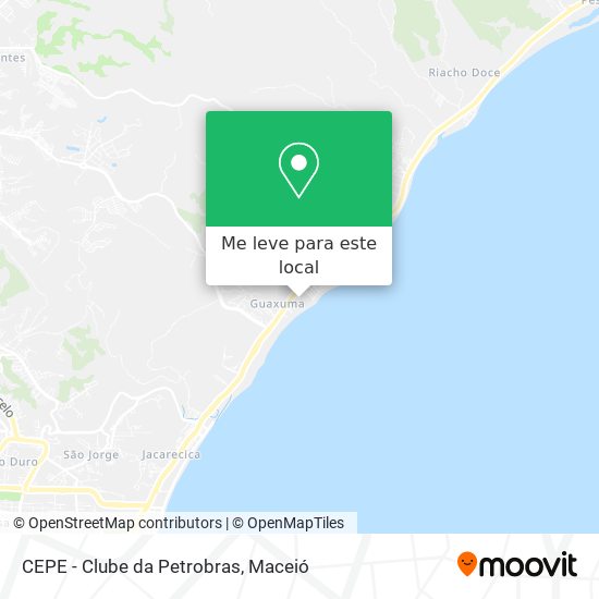 CEPE - Clube da Petrobras mapa