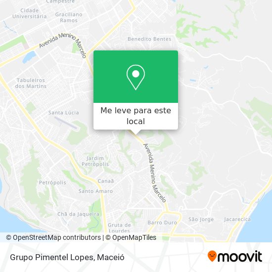Grupo Pimentel Lopes mapa
