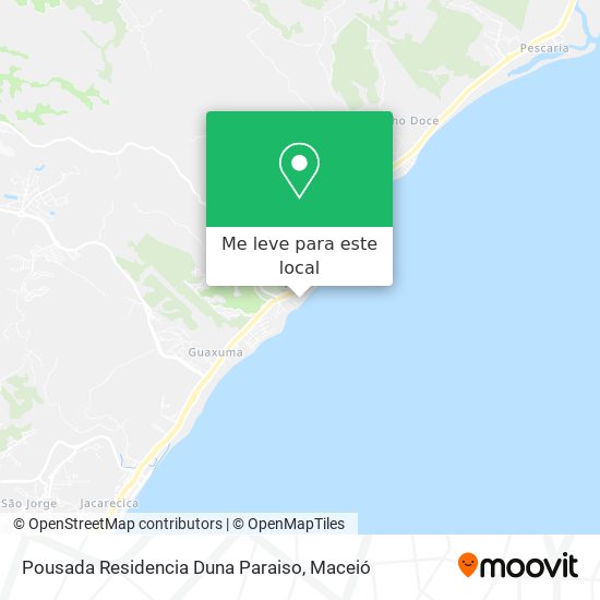 Pousada Residencia Duna Paraiso mapa