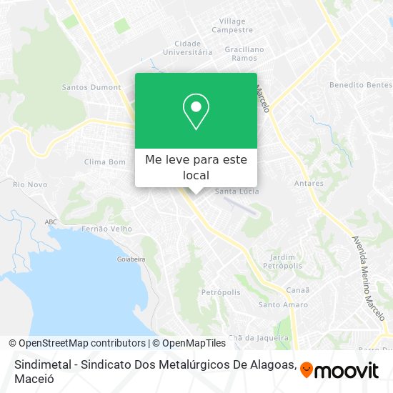 Sindimetal - Sindicato Dos Metalúrgicos De Alagoas mapa