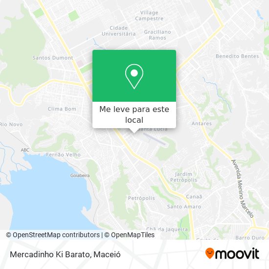 Mercadinho Ki Barato mapa