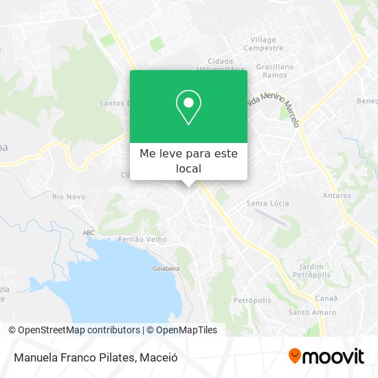 Manuela Franco Pilates mapa