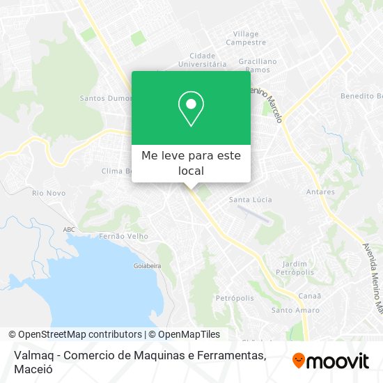 Valmaq - Comercio de Maquinas e Ferramentas mapa