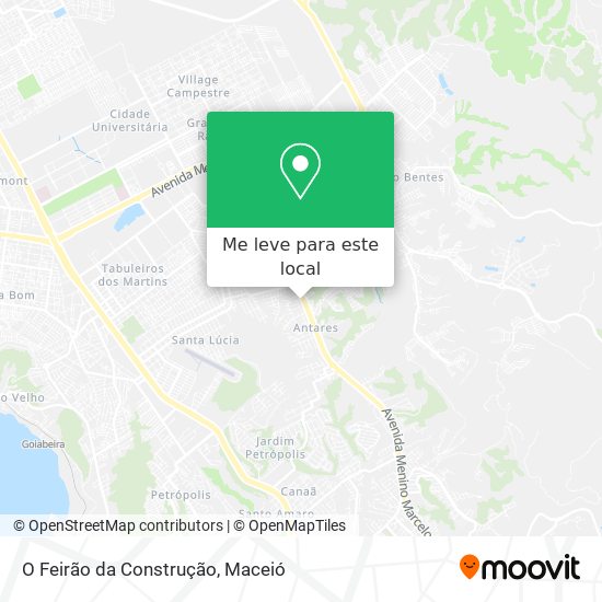 O Feirão da Construção mapa