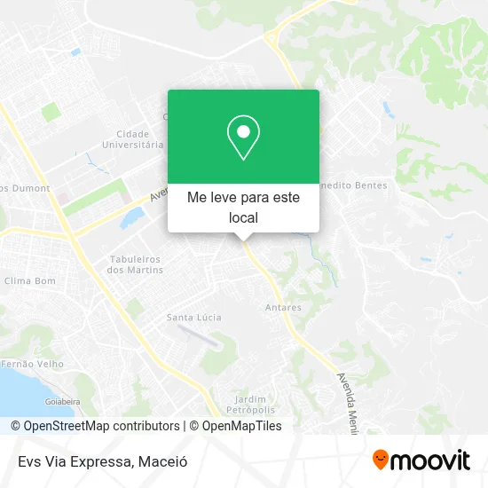 Evs Via Expressa mapa
