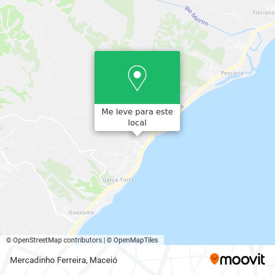 Mercadinho Ferreira mapa