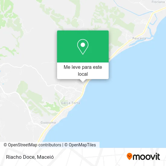 Riacho Doce mapa