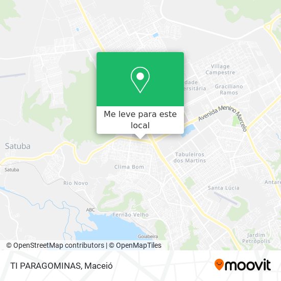 TI PARAGOMINAS mapa