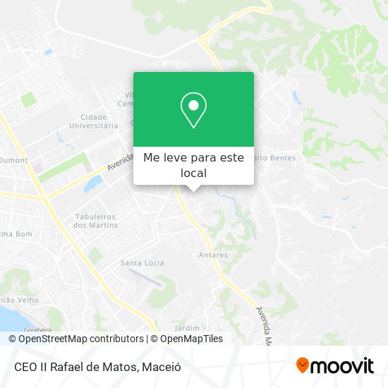 CEO II Rafael de Matos mapa
