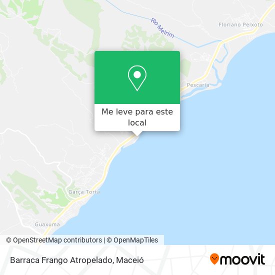 Barraca Frango Atropelado mapa