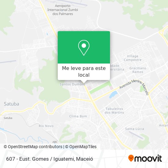 607 - Eust. Gomes / Iguatemi mapa