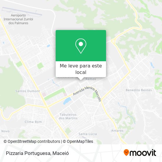 Pizzaria Portuguesa mapa