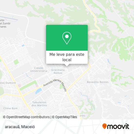 aracauã mapa
