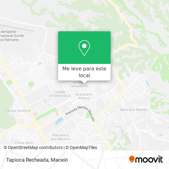 Tapioca Recheada mapa