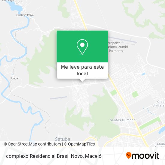 complexo Residencial Brasil Novo mapa