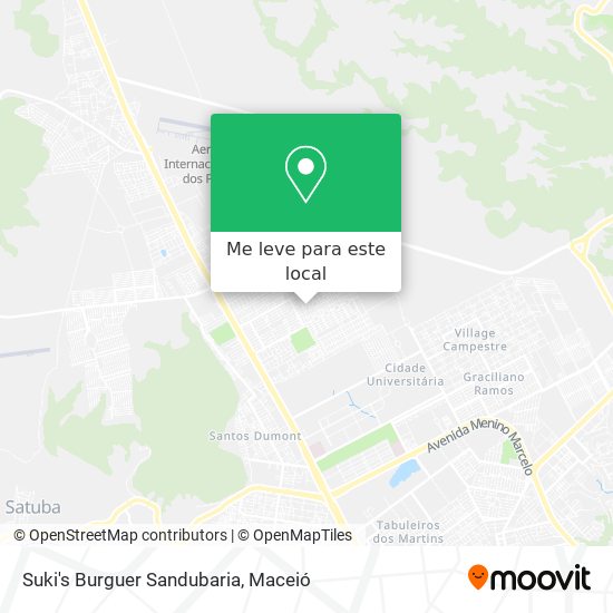 Suki's Burguer Sandubaria mapa