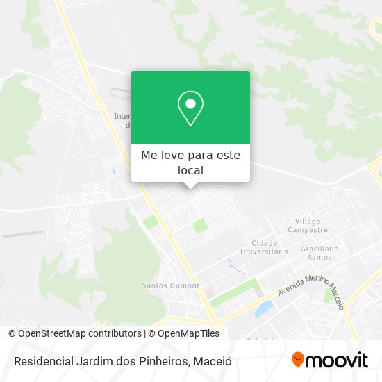Residencial Jardim dos Pinheiros mapa