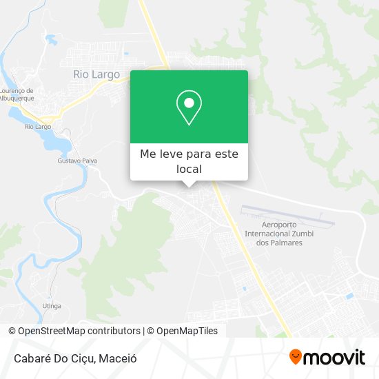 Cabaré Do Ciçu mapa