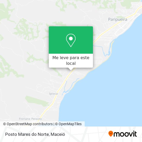 Posto Mares do Norte mapa