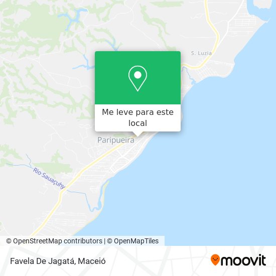 Favela De Jagatá mapa