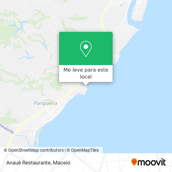Anauê Restaurante mapa