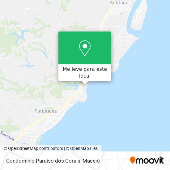 Condomínio Paraíso dos Corais mapa