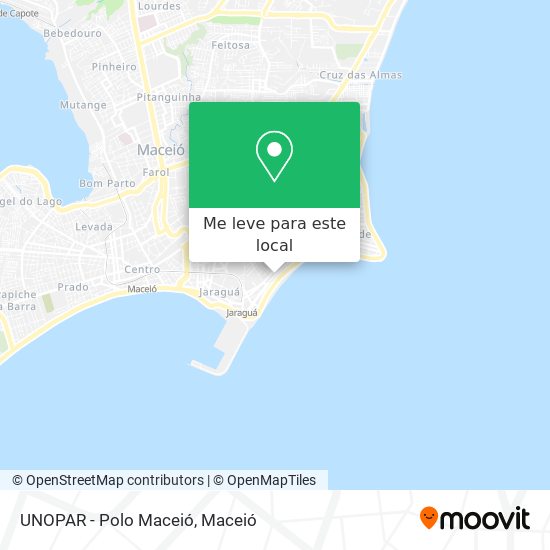 UNOPAR - Polo Maceió mapa