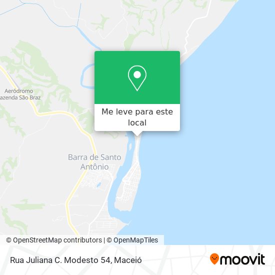 Rua Juliana C. Modesto 54 mapa