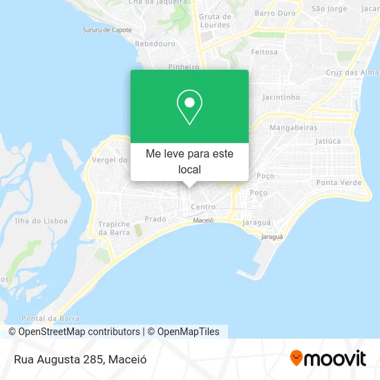 Rua Augusta 285 mapa